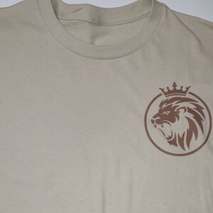 Lion Emblem Beige T-Shirt